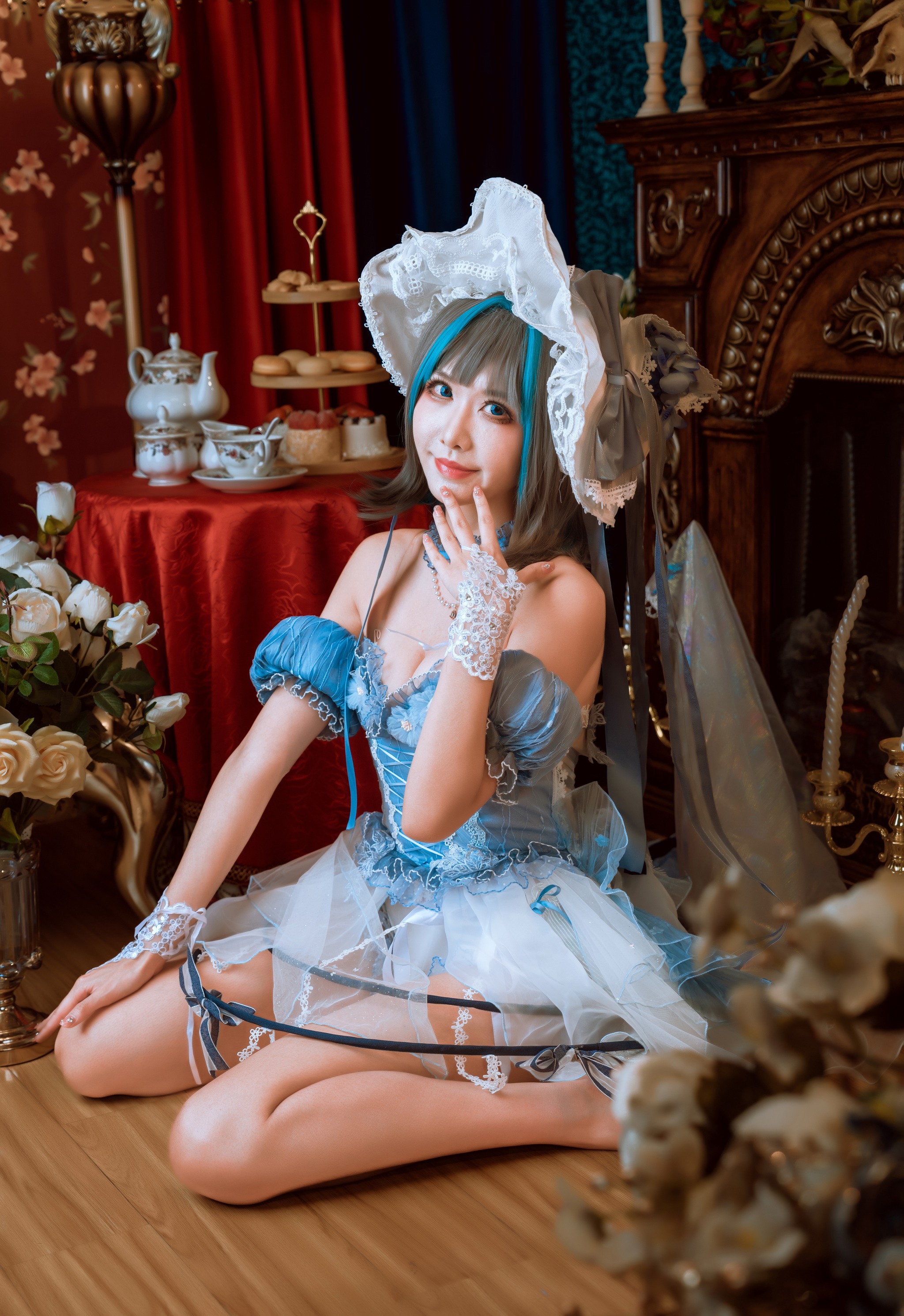 图片[1]-源纱希喵喵喵 – NO.014 柴郡猫猫 [12P]-XikXak